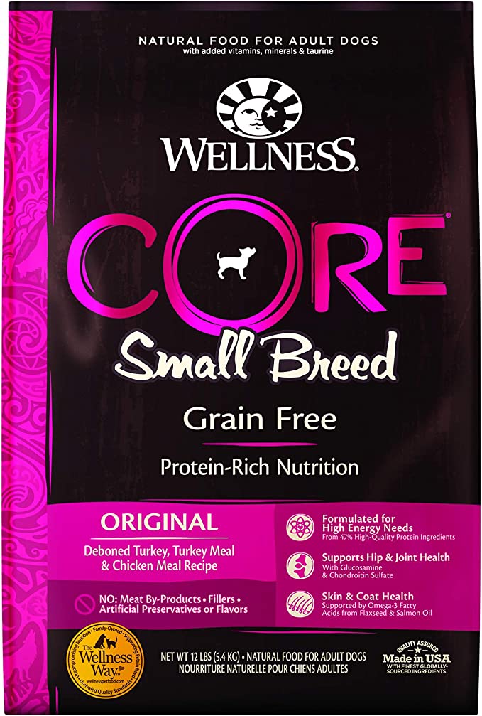 Wellness CORE Grain-Free High-Protein Small Breed Dry Dog Food